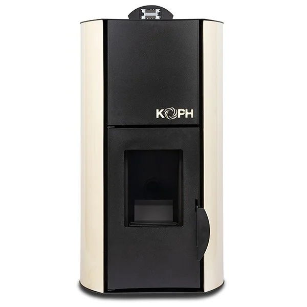 Pachet termosemineu pe peleti KOPH PM 12 kW, 80 mp, buncar peleti 12 kg, diametru cos fum ⌀80 mm, pompa recirculare si vas expansiune incorporate, Crem, Grup siguranta, Filtru Y si Boiler termoelectri [6]