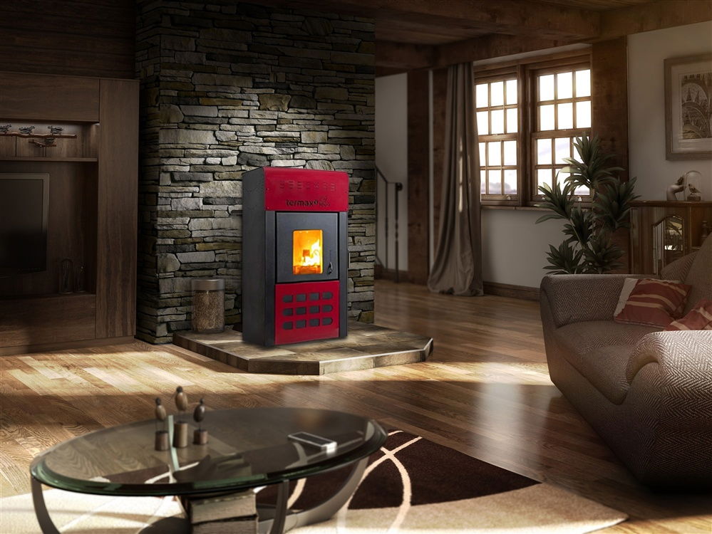 Termosemineu pe Peleți Termax Kamin ECO 25 kW – Pachet Complet 160 mp [2]