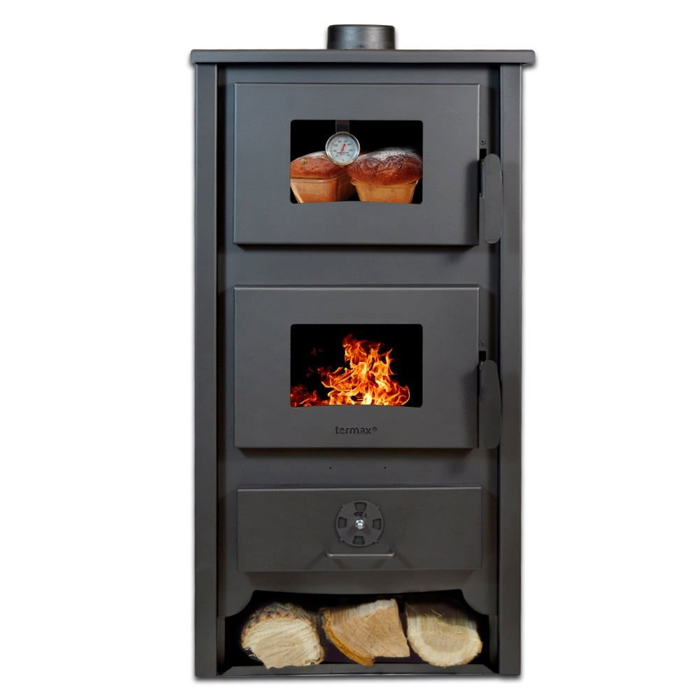 Pachet termosobă pe lemne Termax Zorile, 24.43 kW, cuptor integrat, 85.10% randament, pentru 155 m² – sistem complet de încălzire cu radiatoare [4]