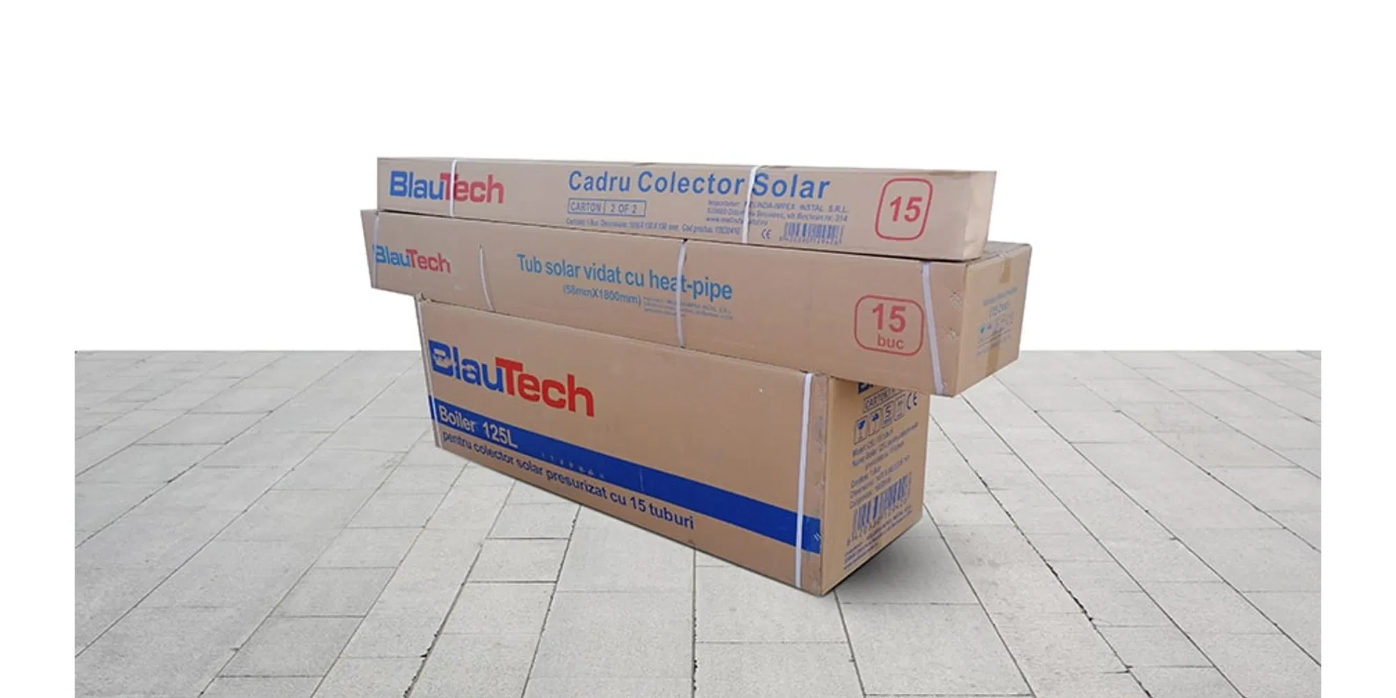 Panou Solar HEIZTECH 25 Tuburi Vidate 200L Presurizat – Apă Caldă ACM [3]