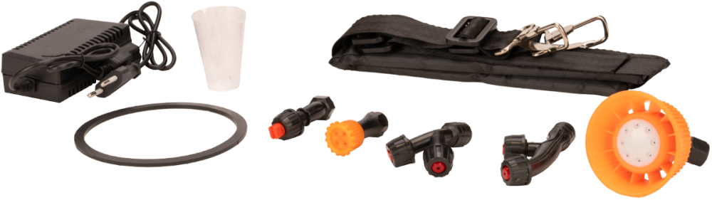 Pompă de stropit cu acumulator și roți – 18L [4]