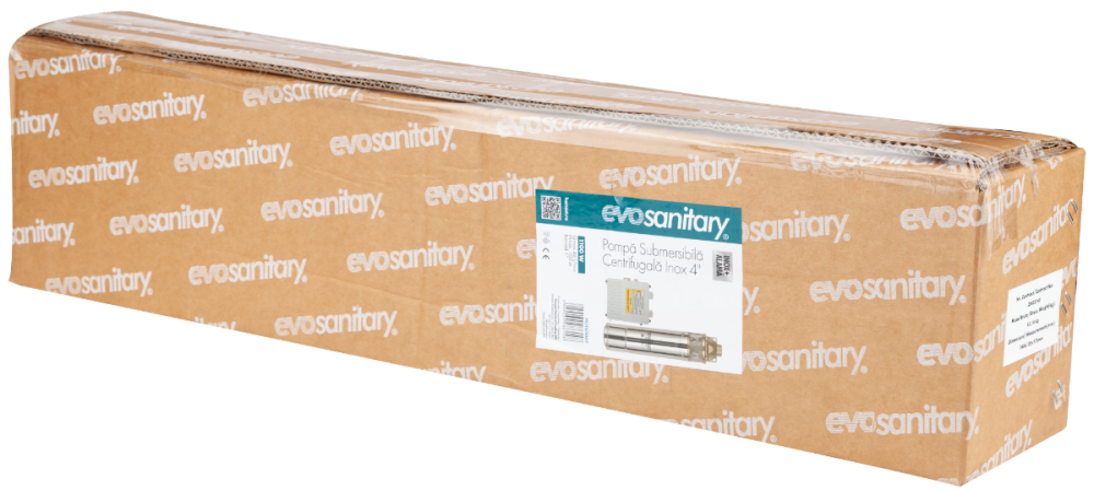 Pompa submersibilă inox 4" Evosanitary – 1100 W, panou comandă [2]