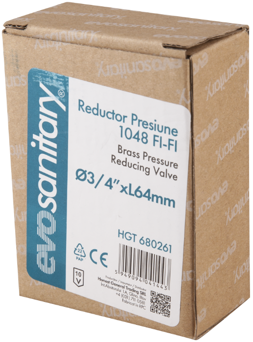 Reductor de Presiune pentru Apă – Reglaj 1-6 bar, Alamă [2]