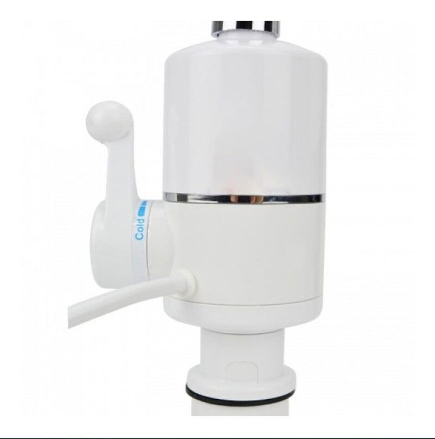 Robinet electric instant apa calda Termax RX 010-1, 3000 W, ecran LCD, 2.5 l/min, IPX4, montaj pe chiuveta, Alb [3]