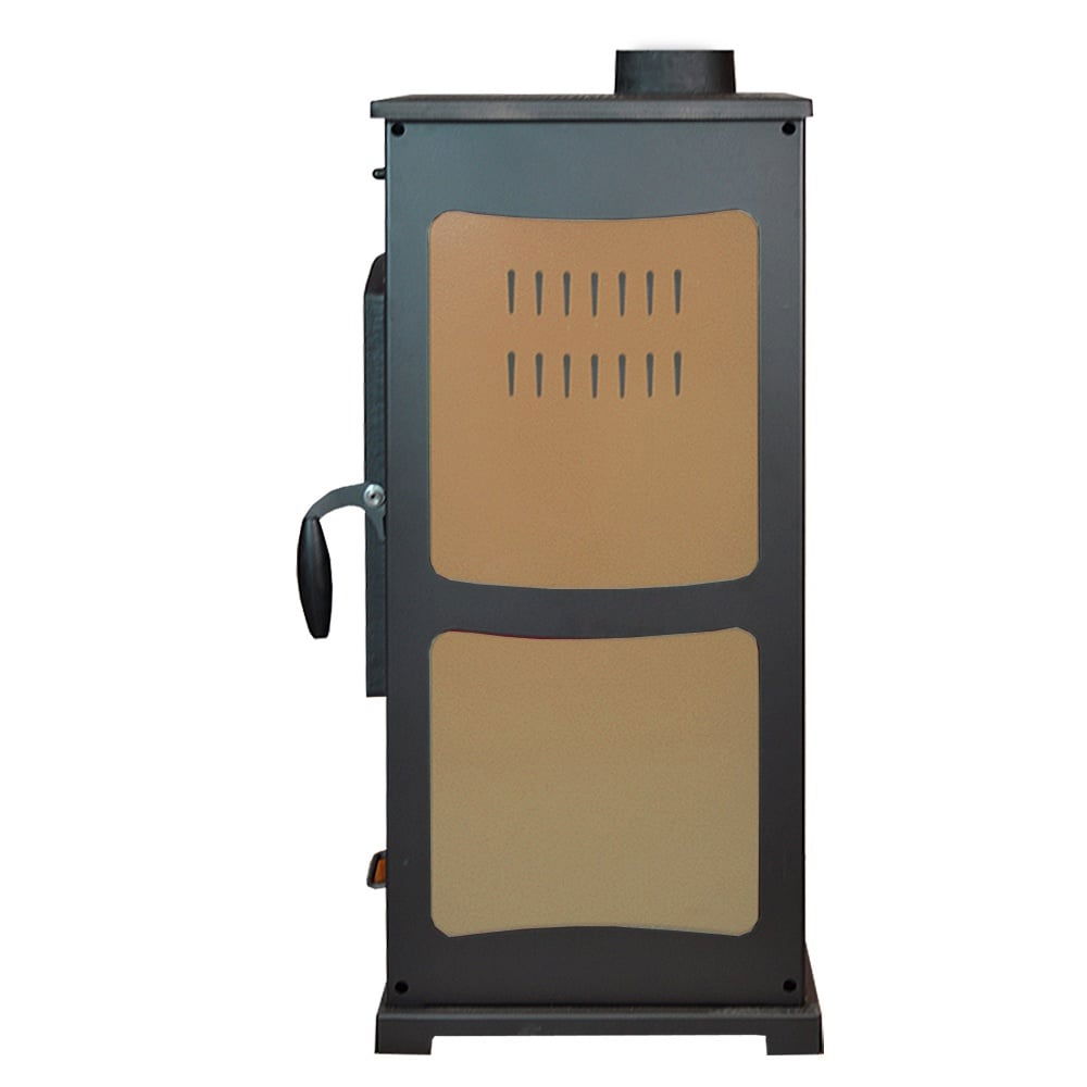 Sobă pe lemne Termax Bunica 8.45 kW – fontă masivă, maro [2]