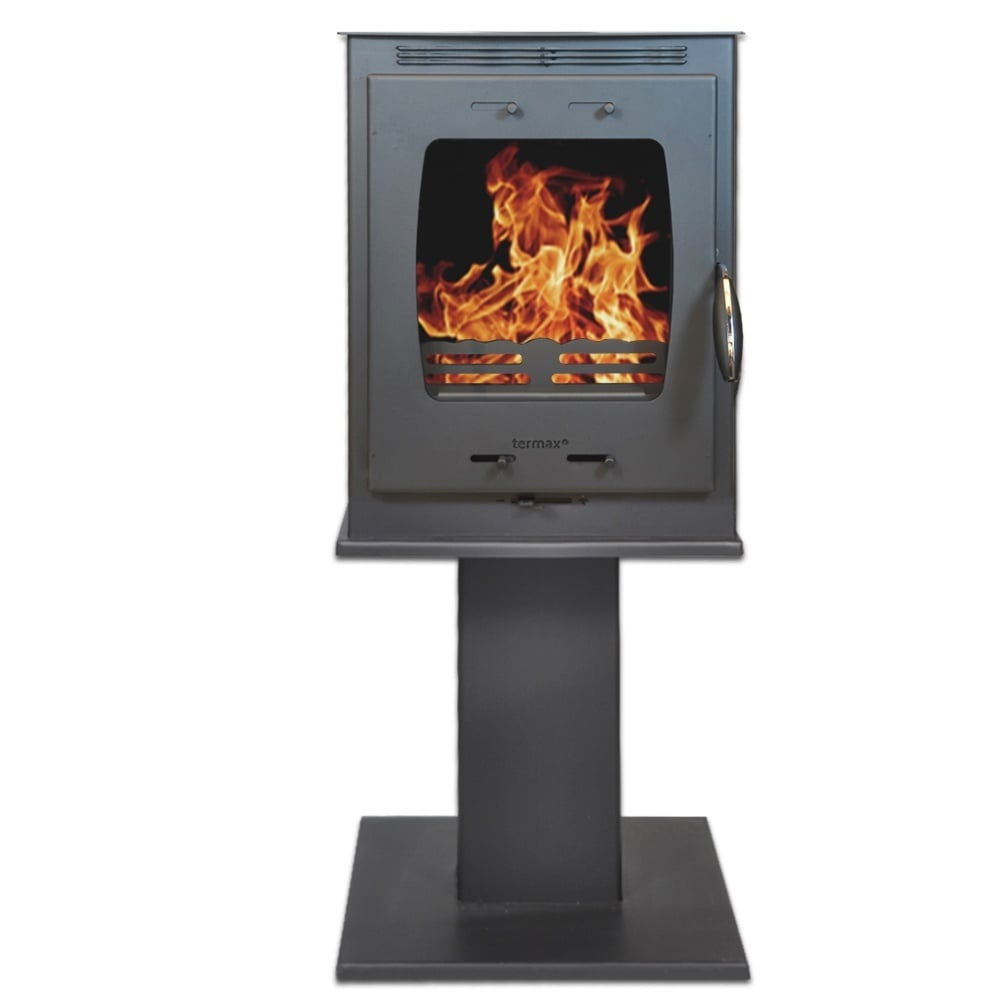 Sobă pe lemne Termax Vesta 9.47 kW – cu picior metalic [1]