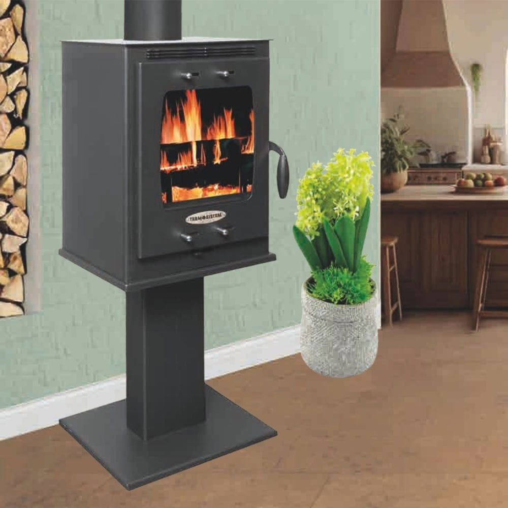Sobă pe lemne Termax Vesta 9.47 kW – cu picior metalic [7]