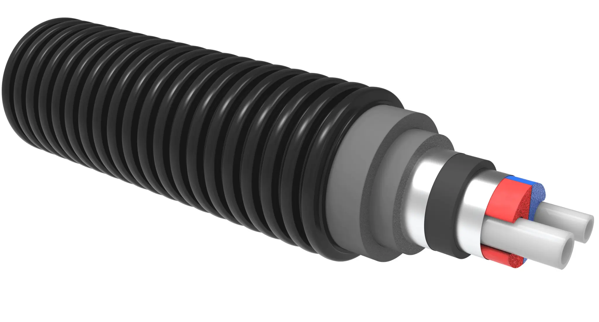 Țeavă preizolată Uponor Ecoflex Varia Twin 2x50 / Ø175 | Flexibilă, industrială, eficiență maximă [2]