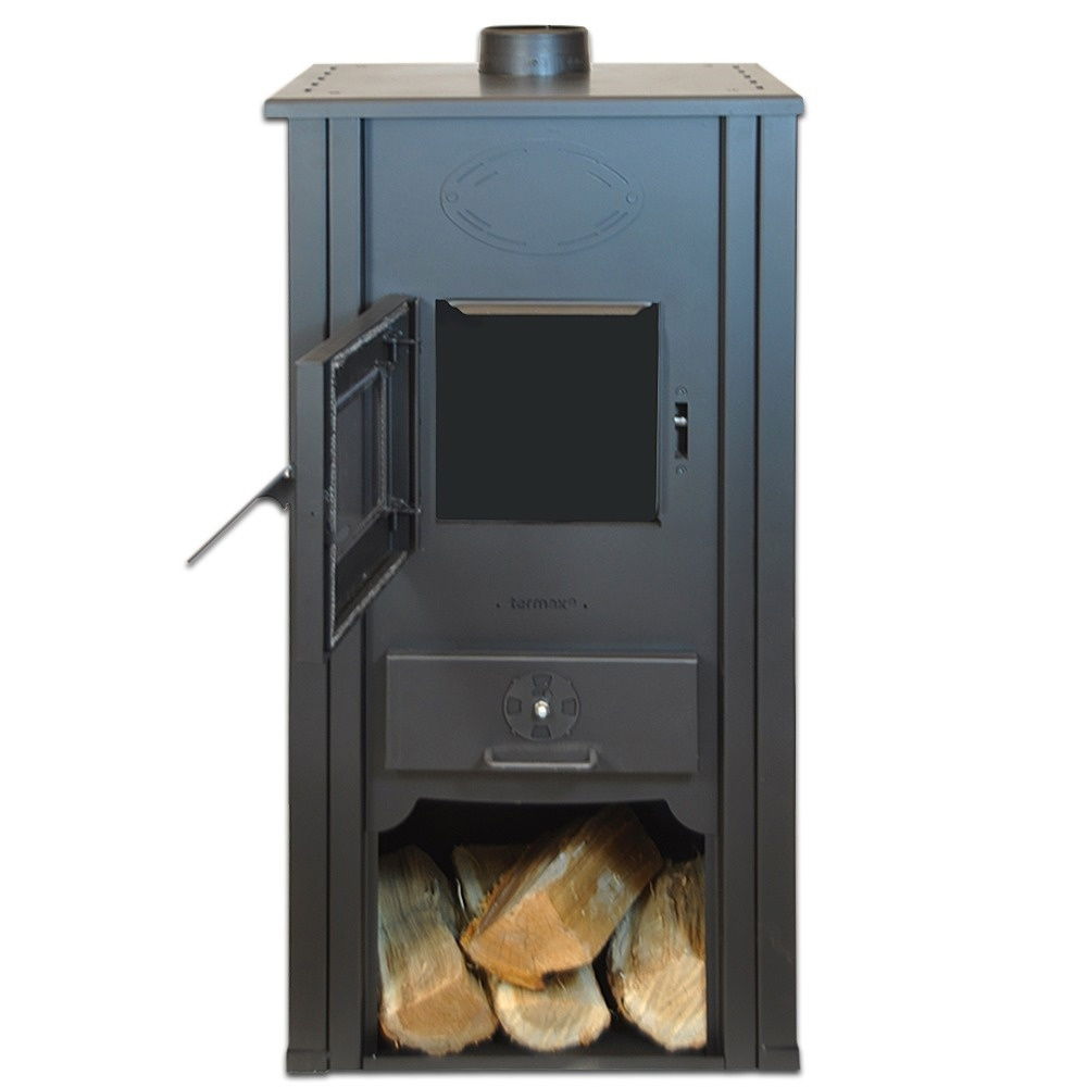 Termosemineu pe lemn Termax Thermis, 24.43 kW, randament 85.10%, 155 m², Bej [5]