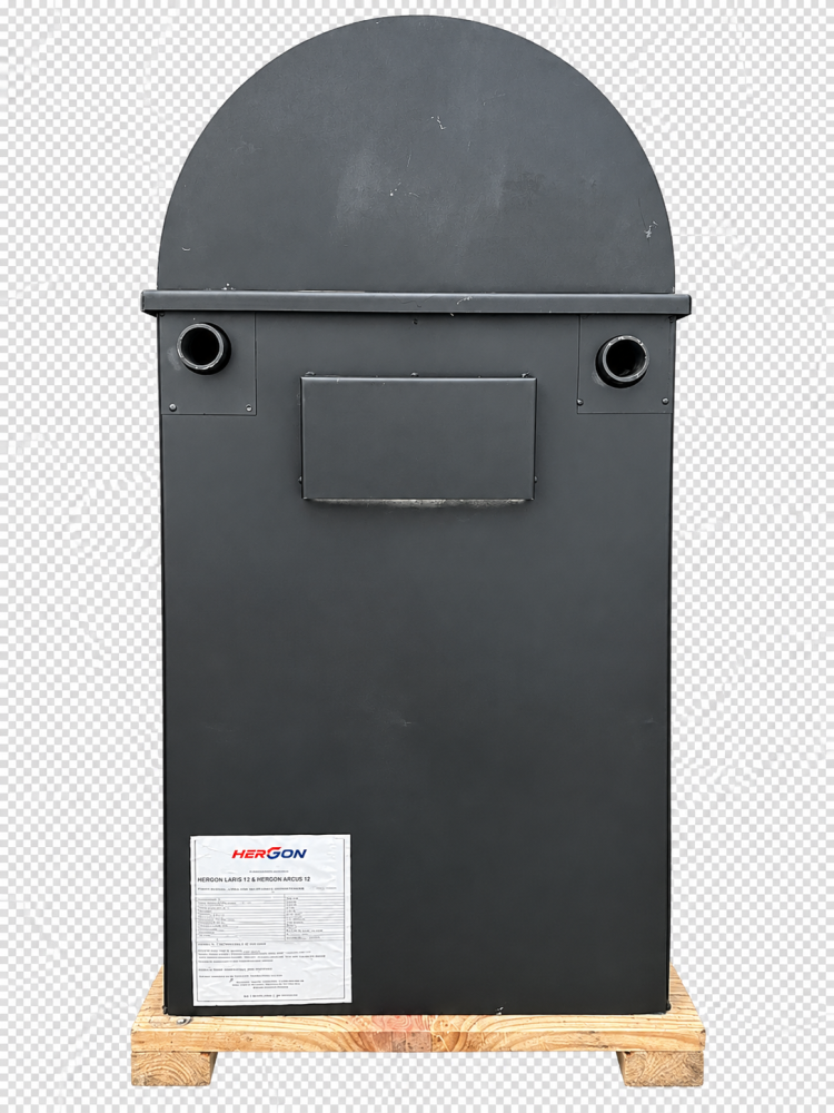 Sobă pe lemne HERGON ARCUS 12, 11,56 kW, Negru [3]