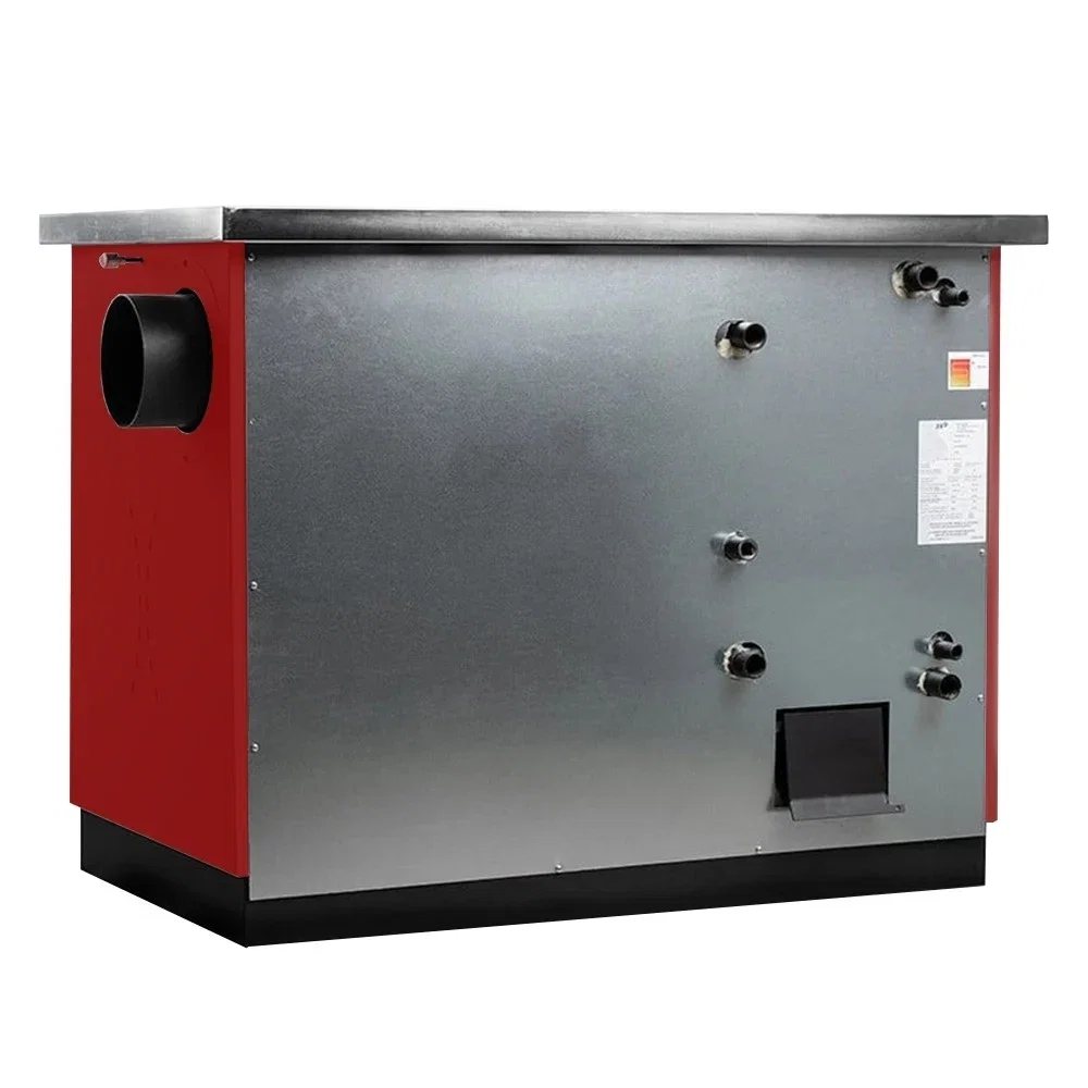 Termosoba pe lemne Termax Maria 25 kW cu plita si cuptor alba [5]