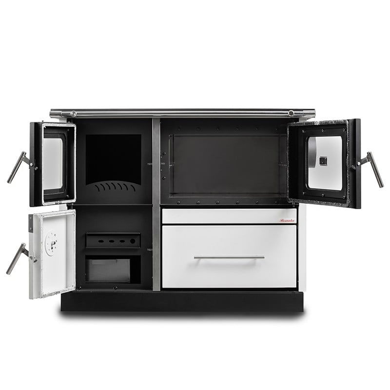 Termosobă Termax Maria 25 kW (150m2) – Sobă pe lemne cu încălzire și cuptor integrat [3]