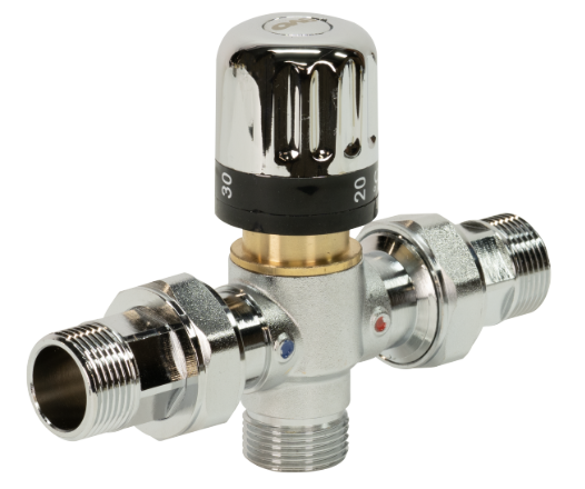 Vana termostatică de amestec 3/4” Evosanitary – control precis al temperaturii [1]