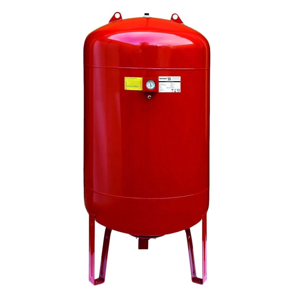 Vas expansiune Termax 50 litri cu manometru | Vertical, 1" | Pentru instalații încălzire [1]