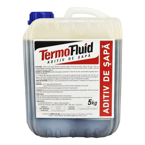 Accesorii incalzire in pardoseala - Aditiv șapă fluidizant TermoFluid 5 kg pentru încălzire în pardoseală