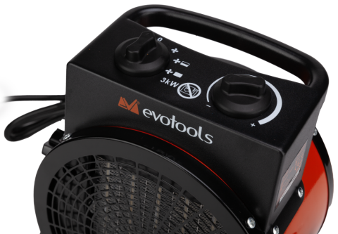 Aeroterma ceramică Evotools 2000W – încălzire rapidă și sigură [2]