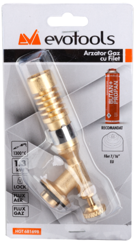 Arzător Gaz cu Filet – EvoTools Standard [1]