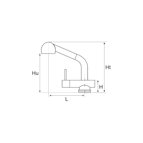 Baterie bucătărie cu duș extractibil | 3 ANI [1]