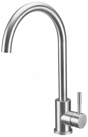 Baterii sanitare , accesorii - Baterie bucătărie inox 304 tip U, cartuș ceramic, 18 cm – Calitate premium