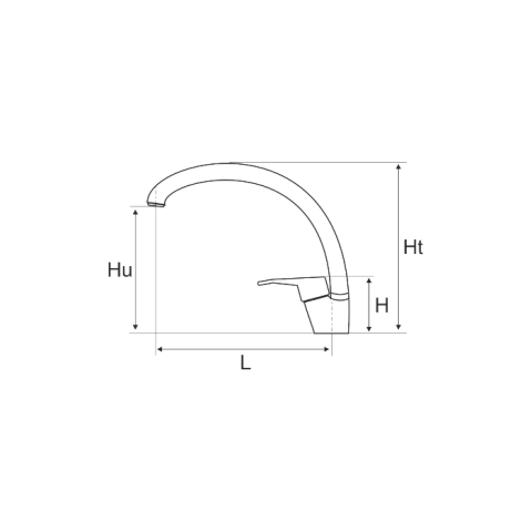 Baterie bucătărie tip lebădă 40 mm | 3 ANI [3]