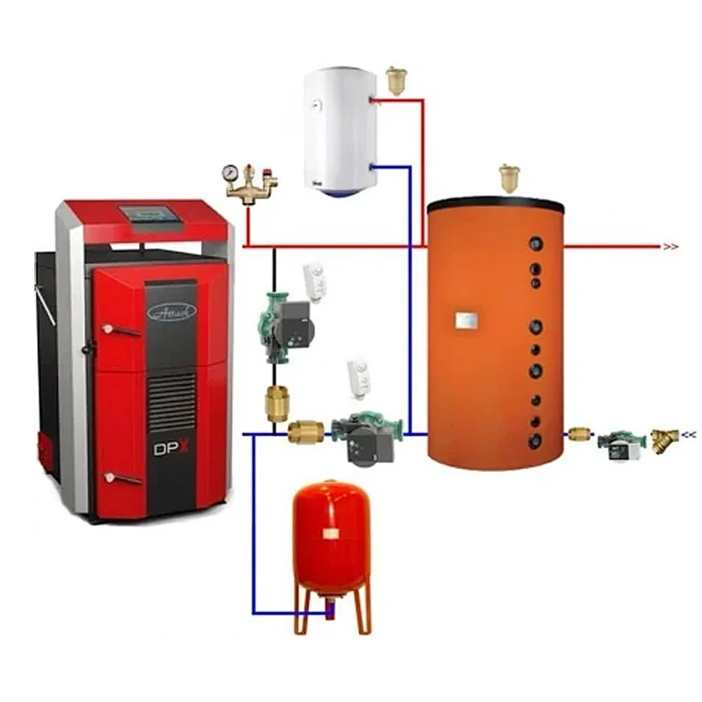 Cazan pe Lemne cu Gazeificare ATTACK DPX 35 kW [8]