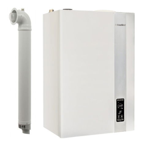 Centrale termice GN/GPL - Centrala pe gaz/GPL Fondital Itaca KB 32 kW cu boiler 45 L – Condensare, Clasa A, Kit Evacuare Inclus