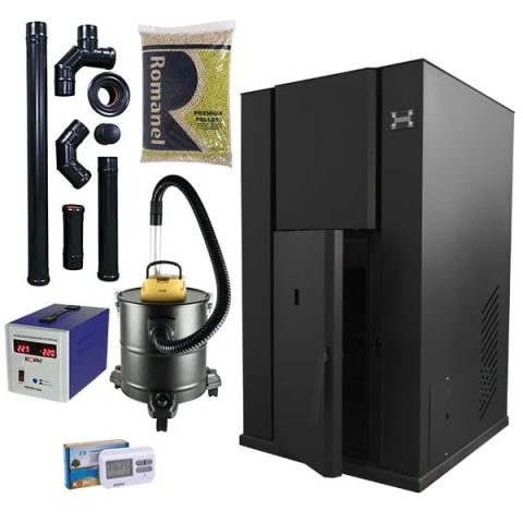 Centrale termice pe pelet - Centrala pe peleti KOPH PM 35 kW – Pachet complet
