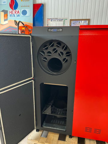 Centrală pe peleți/lemn PELLING 25 Maxi, rezervor dreapta | Automatizare completă [3]