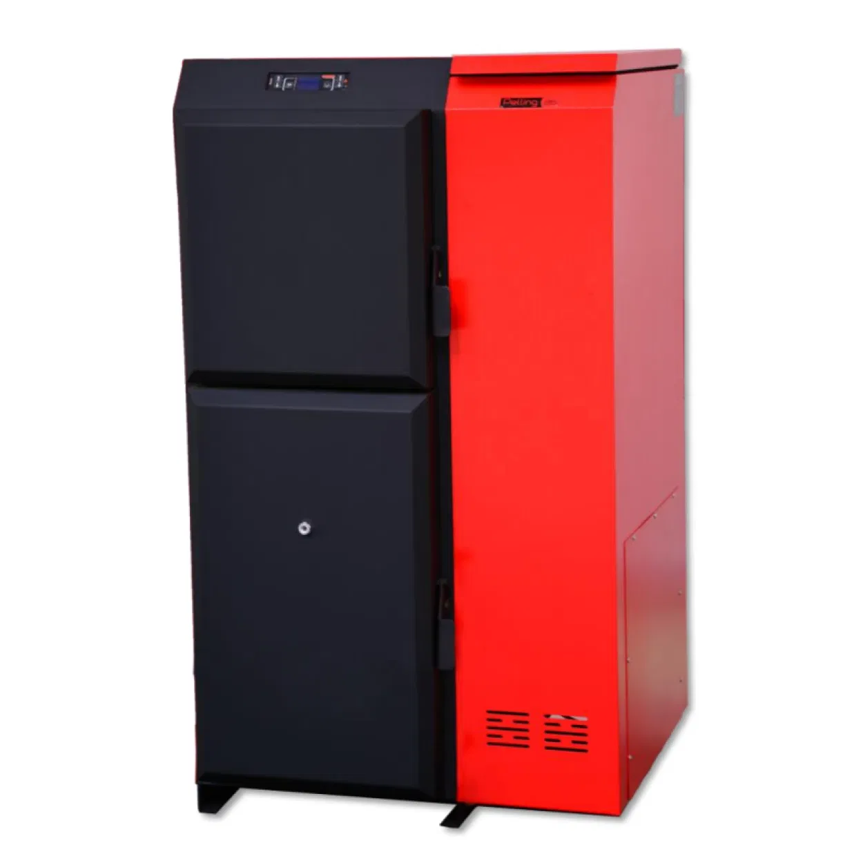 Centrala pe peleți/lemn Thermoflux Pelling 35 Maxi – rezervor dreapta, 35 kW [1]