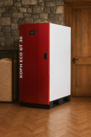 Pachet centrala pe peleți KOPH GT 30 kW – complet echipată și automată [3]