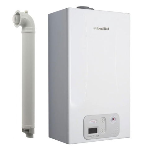 Centrale termice GN/GPL - Centrala pe gaz/GPL Fondital Antea KC 24 kW – Condensare, Încălzire + ACM, Kit Evacuare Inclus