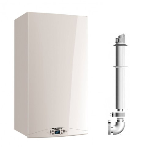 Centrale Termice pe Gaz - Centrala termica in condensare Ariston HS Premium 24 kW Kit Evacuare Inclus