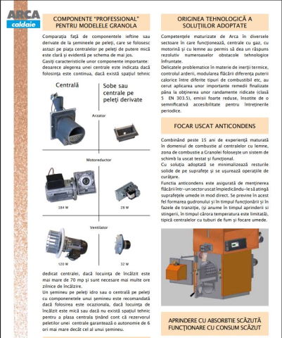 Arca Granola 20R – Centrală pe peleți 20 kW | Automatizare completă [3]