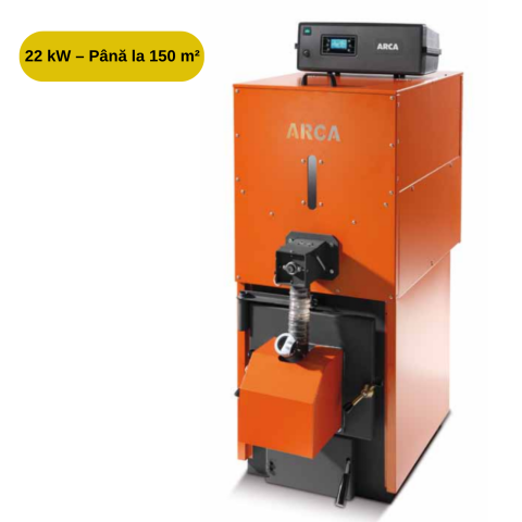 Centrale termice pe pelet - Arca Granola 20R – Centrală pe peleți 20 kW | Automatizare completă