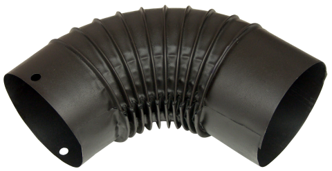 Accesorii sobe - Cot Emailat Mat Negru D120 | Grosime 0.3/0.35 mm