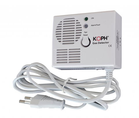 Centrale termice GN/GPL - Detector de gaz metan KOPH – 230V, alarmă acustică și vizuală