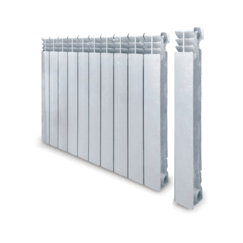 Element radiator aluminiu BIANCHI H600 – alb RAL9010