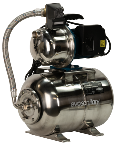 Pompe de suprafata/hidrofoare - Hidrofor JET 110 EvoSanitary, 900 W, rezervor 20L – Alimentare automată cu apă