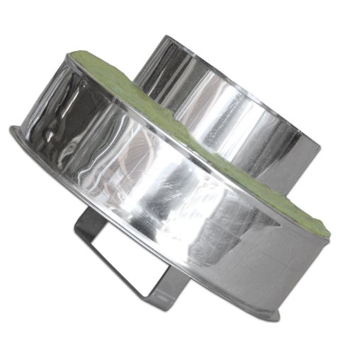 Kit exterior cos fum dublu perete izolat cu vata minerala bazaltica 40 mm, L, Ø200mm [5]