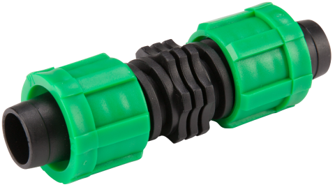 Sisteme de irigații si accesorii - Mufă bandă picurare 16-17 mm EvoTools, conector îmbinare tub picurare – set 20 bucăți