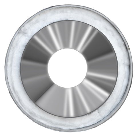 Pachet 4 Tuburi Inox Izolate Ø200 mm + Kit Exterior Coș Fum Dublu Perete, 4,5 m înălțime [7]