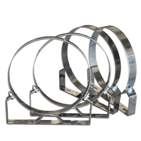 Pachet 4 Tuburi Inox Izolate Ø200 mm + Kit Exterior Coș Fum Dublu Perete, 4,5 m înălțime [5]