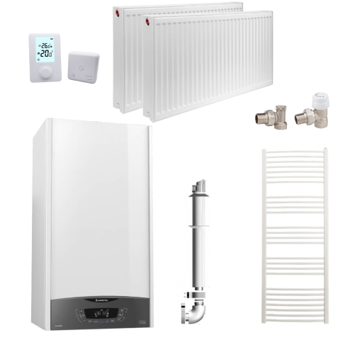 Centrale Termice pe Gaz - Pachet Apartament 1 Camera Ariston CLAS ONE WIFI 24 kW
