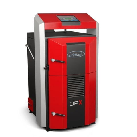 Pachet cazan pe lemne ATTACK DPX 25 kW – gazeificare, randament 91%, manta apă 100L, boiler 100L inclus [9]