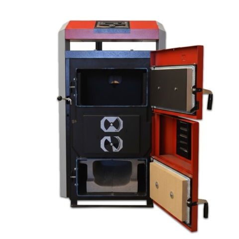 Pachet cazan pe lemne ATTACK DPX 25 kW – gazeificare, randament 91%, manta apă 100L, boiler 100L inclus [7]