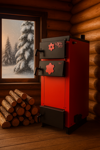 Pachet centrală pe lemn KOPH ECO 40 kW – încălzire completă 250 m² [1]