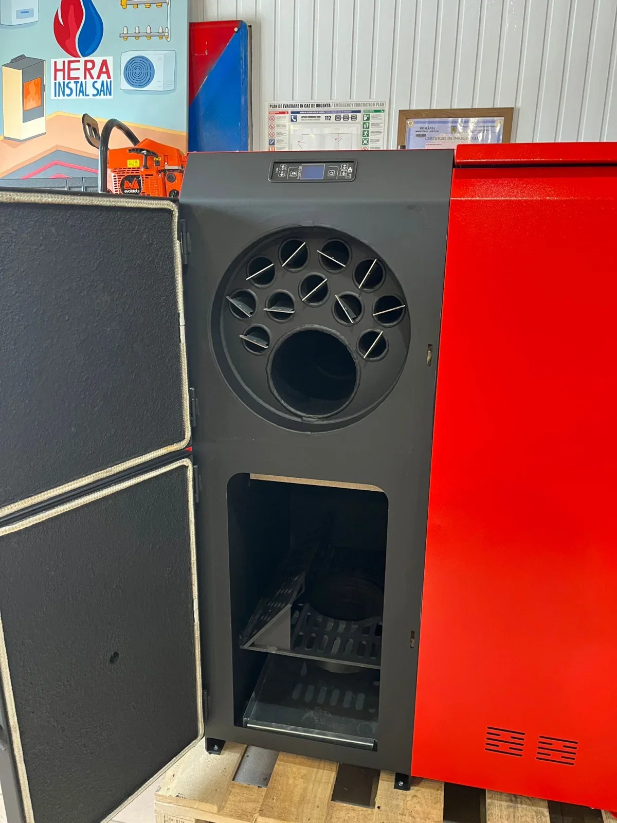 Pachet cazan pe peleți THERMOFLUX PELLING 35kW [2]