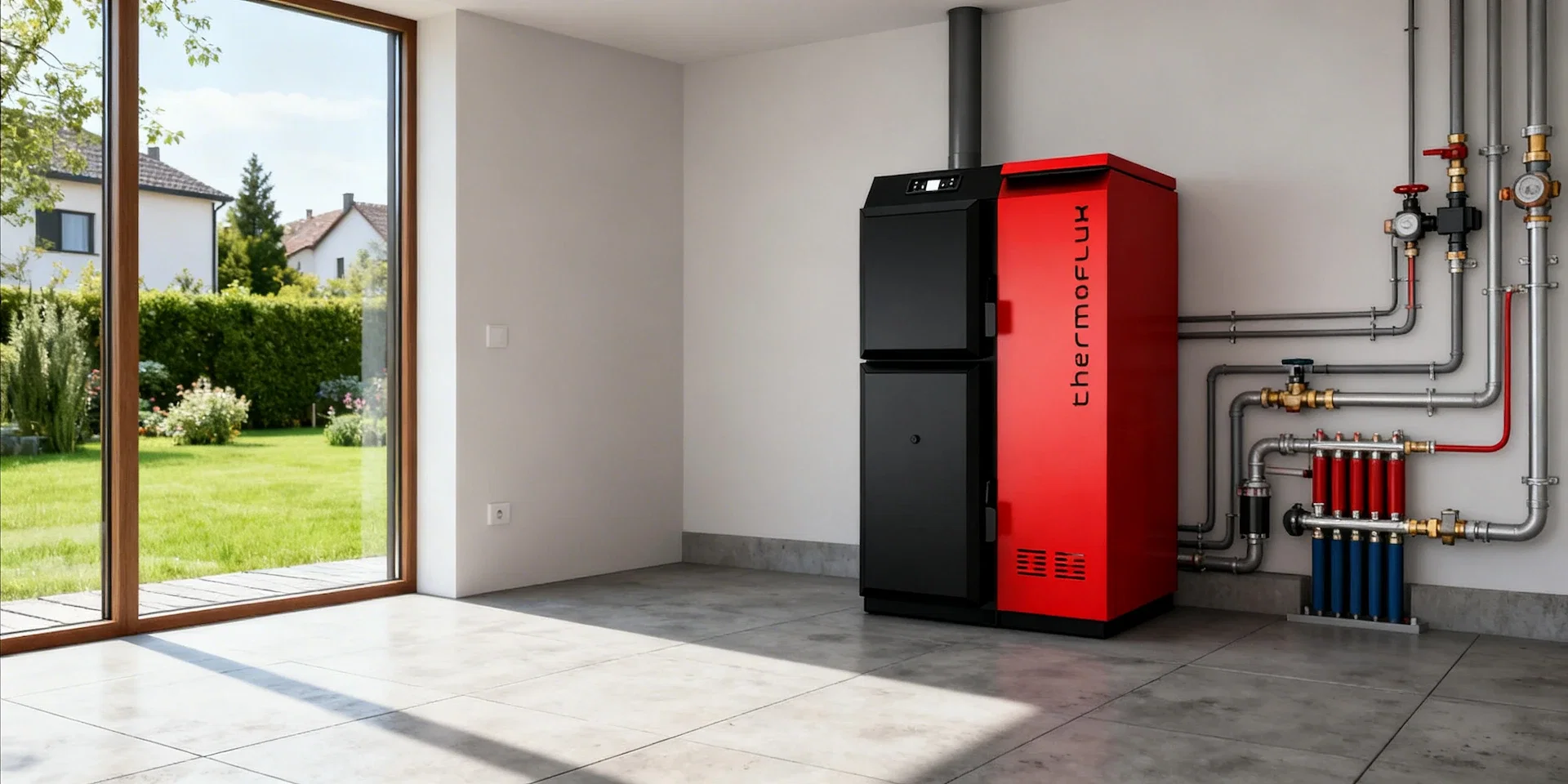 Pachet cazan pe peleți THERMOFLUX PELLING 35kW [6]