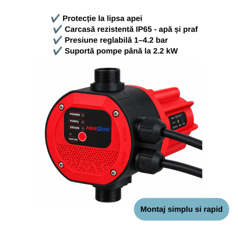 Pachet complet pompa submersibila 750W cu prescontrol Evosanitary [2]