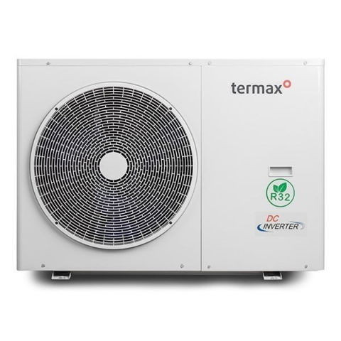 Pachet pompa de caldura Termax 14 kW, Wi-Fi, Alimentare Monofazica, Monobloc, Aer-Apa, Compresor Mitsubishi, Inverter + Vas amestec instalatii TESY V50, clasa energetica C, 3 bari + Robinet anti-inghe [2]